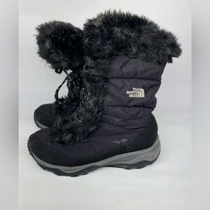 The North Face Girls US 4 Faux Fur Winter Boots